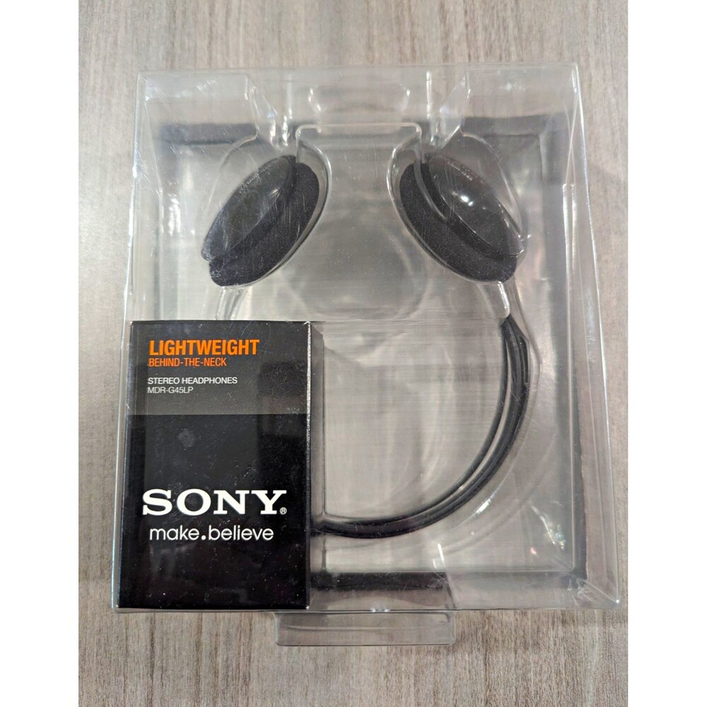 Sony MDR-G45LP Neckband Stereo Headphones Wired 3.5mm 24mm Black